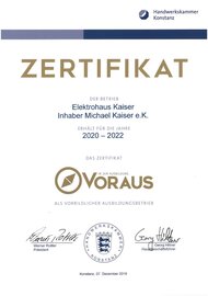 Vorbildlicher Ausbildungsbetrieb